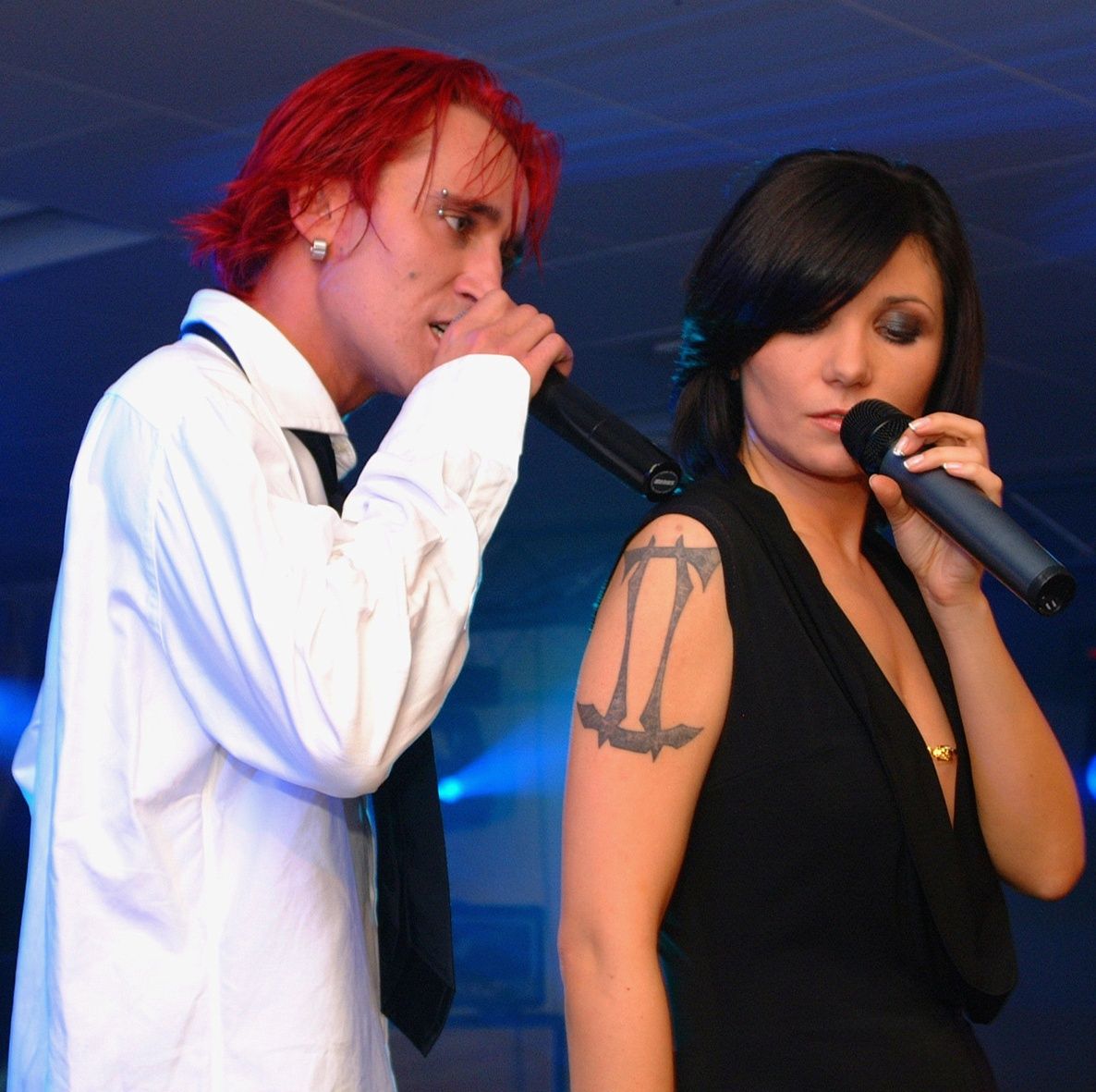 Magda Femme i Michał Wiśniewski w 2001 roku