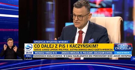"Wiadomości" o "festiwalu manipulacji mediów Platformy". TVP wyciągnęła niefortunną wypowiedź Morozowskiego