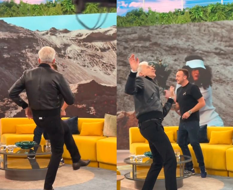 Hubert Urbański "tańczy" w śniadaniówce