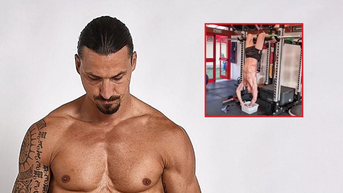 Zlatan Ibrahimović trenuje w siłowni