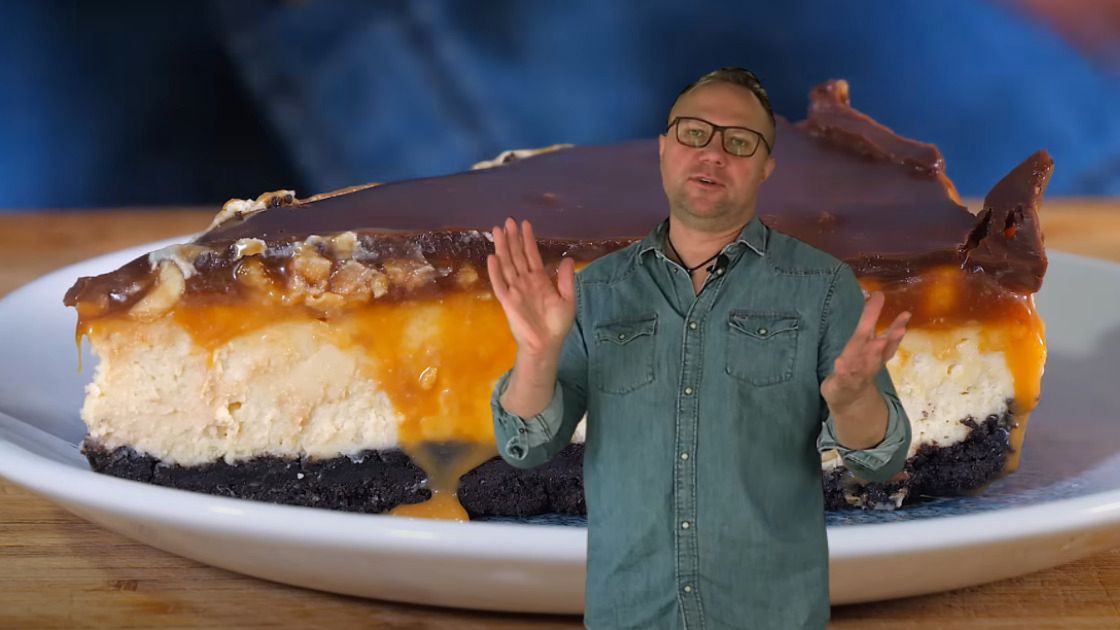 Ciasto Snickers bez pieczenia