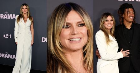 Heidi Klum zabrała na premierę DOROSŁEGO SYNA. Henry Samuel z dumą pozował u boku mamy. Show-biznes się o niego upomni? (ZDJĘCIA)