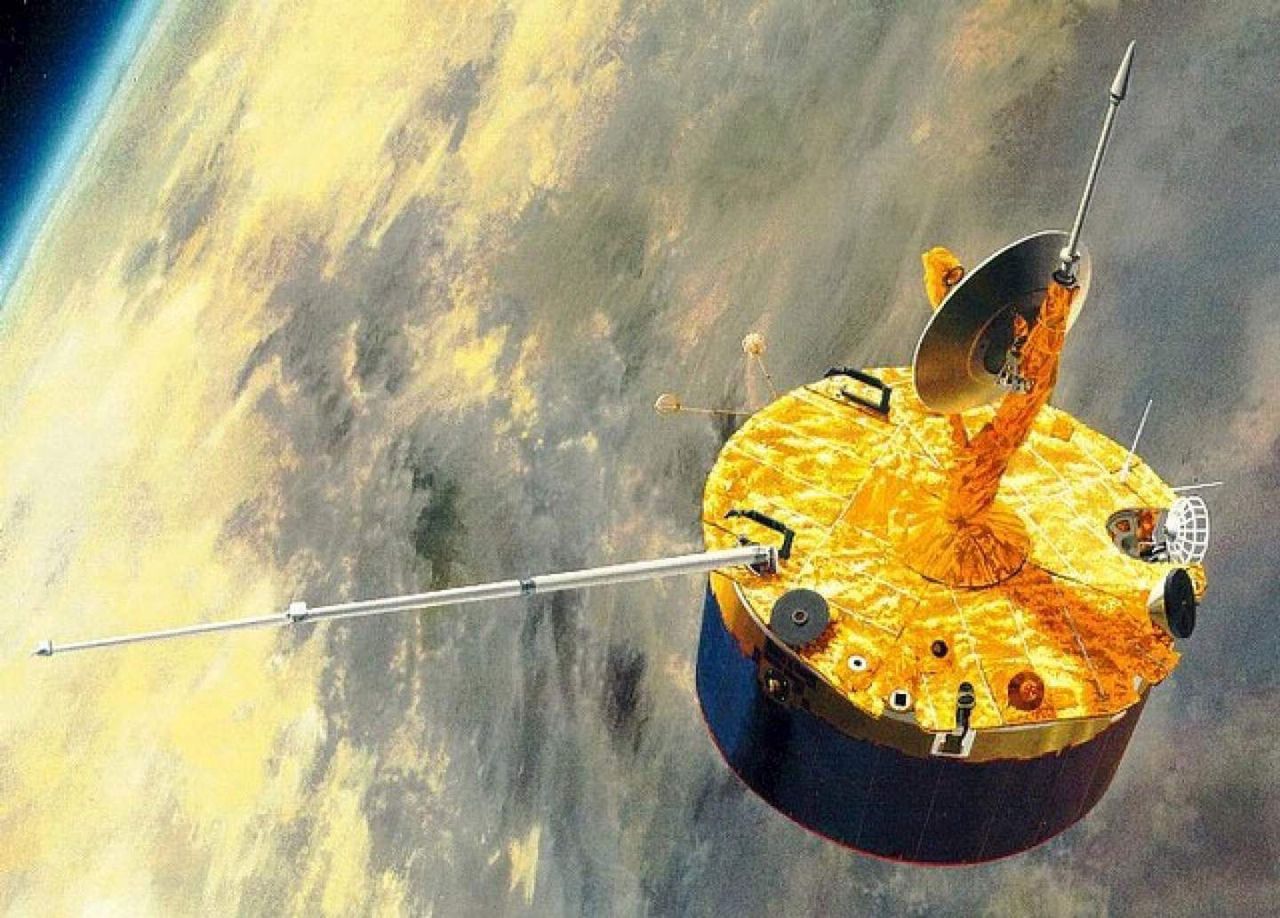 Wizja artystyczna Orbiter Pioneer Venus 1