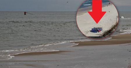 Była 11:44 na plaży w Krynicy. Już się pojawiły nad Bałtykiem