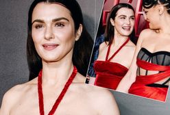 Rachel Weisz musiała uważać na dekolt. Tak 53-letnia gwiazda pokazała się na czerwonym dywanie