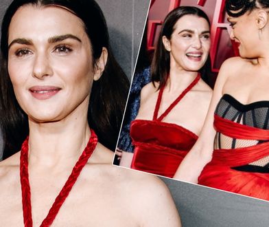 Rachel Weisz musiała uważać na dekolt. Tak 53-letnia gwiazda pokazała się na czerwonym dywanie