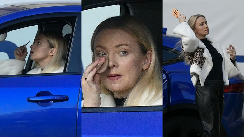 Barbara Kurdej-Szatan odpicowała się w aucie