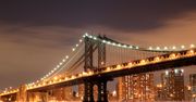 Nowy Jork - Brooklyn Bridge zamknięty