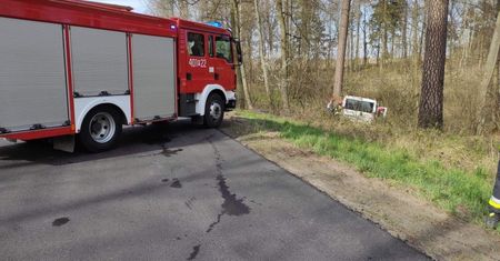 Wypadek w Strzeleckim Gaju. Na miejscu LPR
