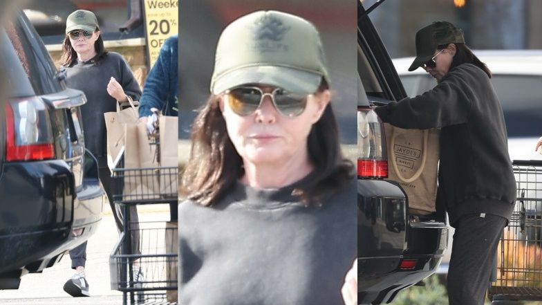 Shannen Doherty na świątecznych zakupach z mamą