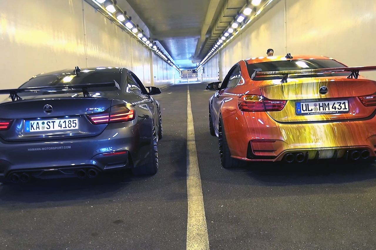 Pojedynek na wydechy: BMW M4 Hamann vs Akrapovič [wideo]
