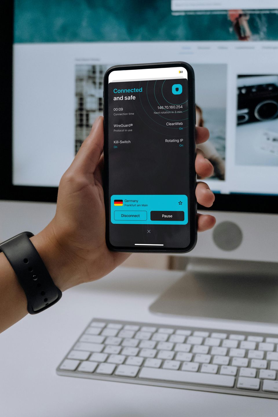 surfshark vpn telefon