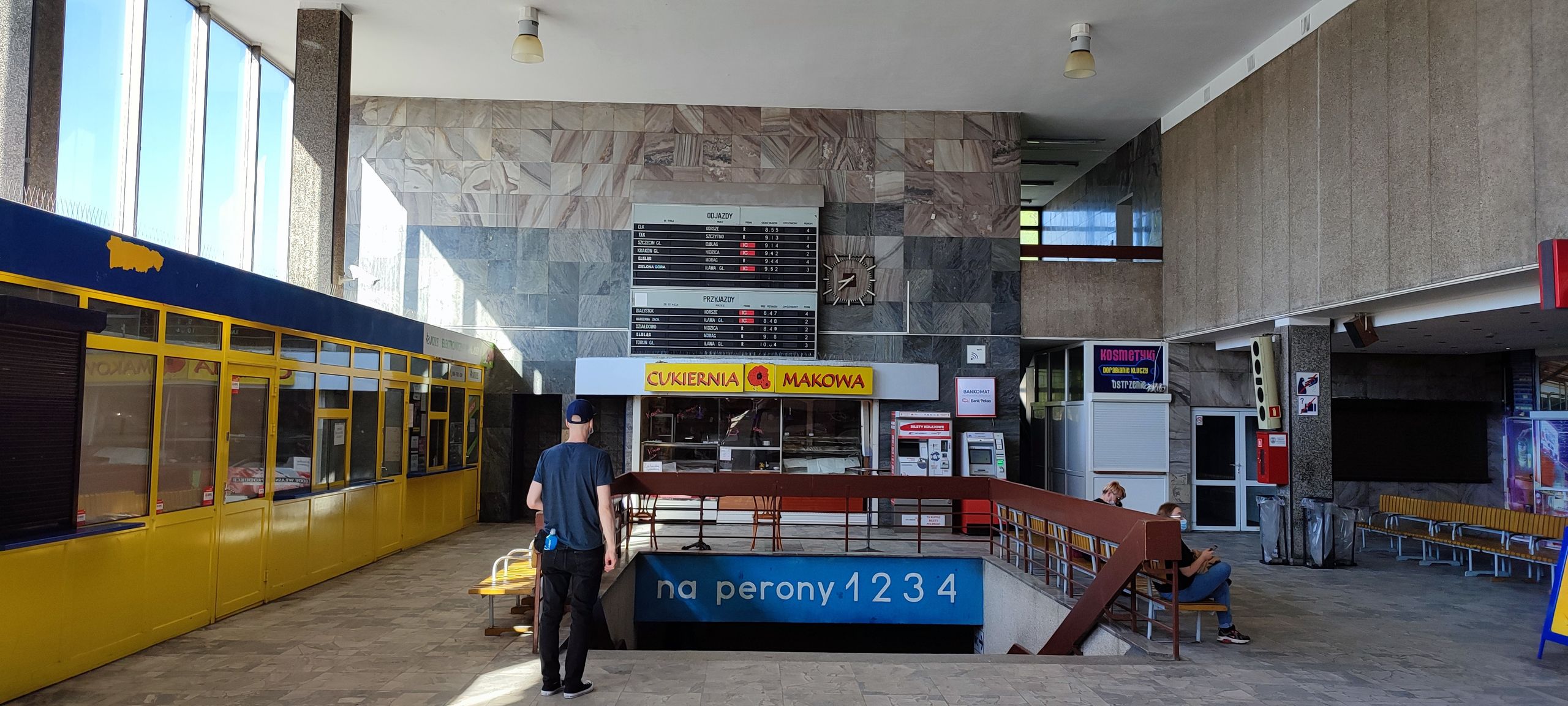 Dworzec Olsztyn Główny został wybudowany w 1971 roku 