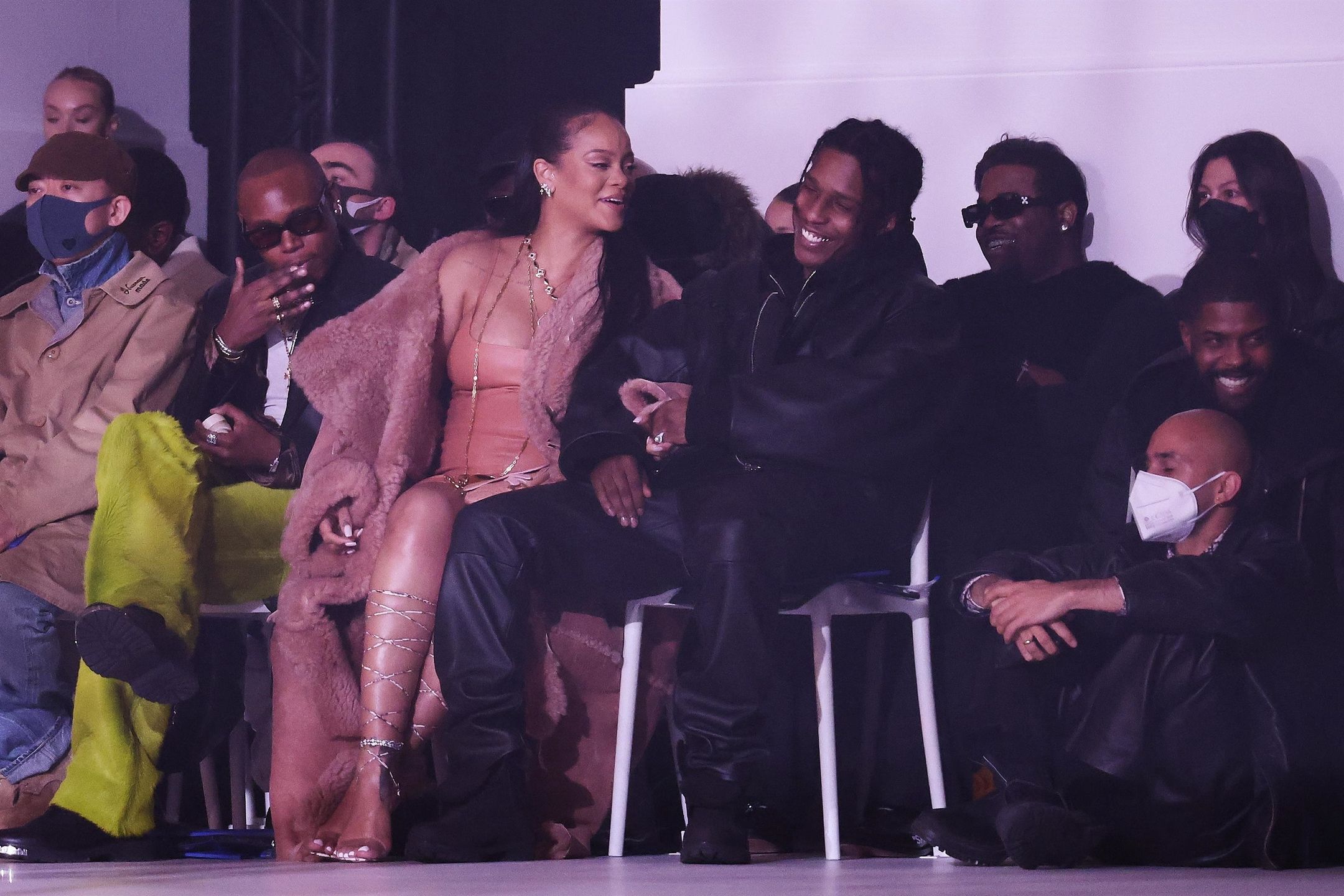 Rihanna i ASAP Rocky na Tygodniu Mody w Paryżu