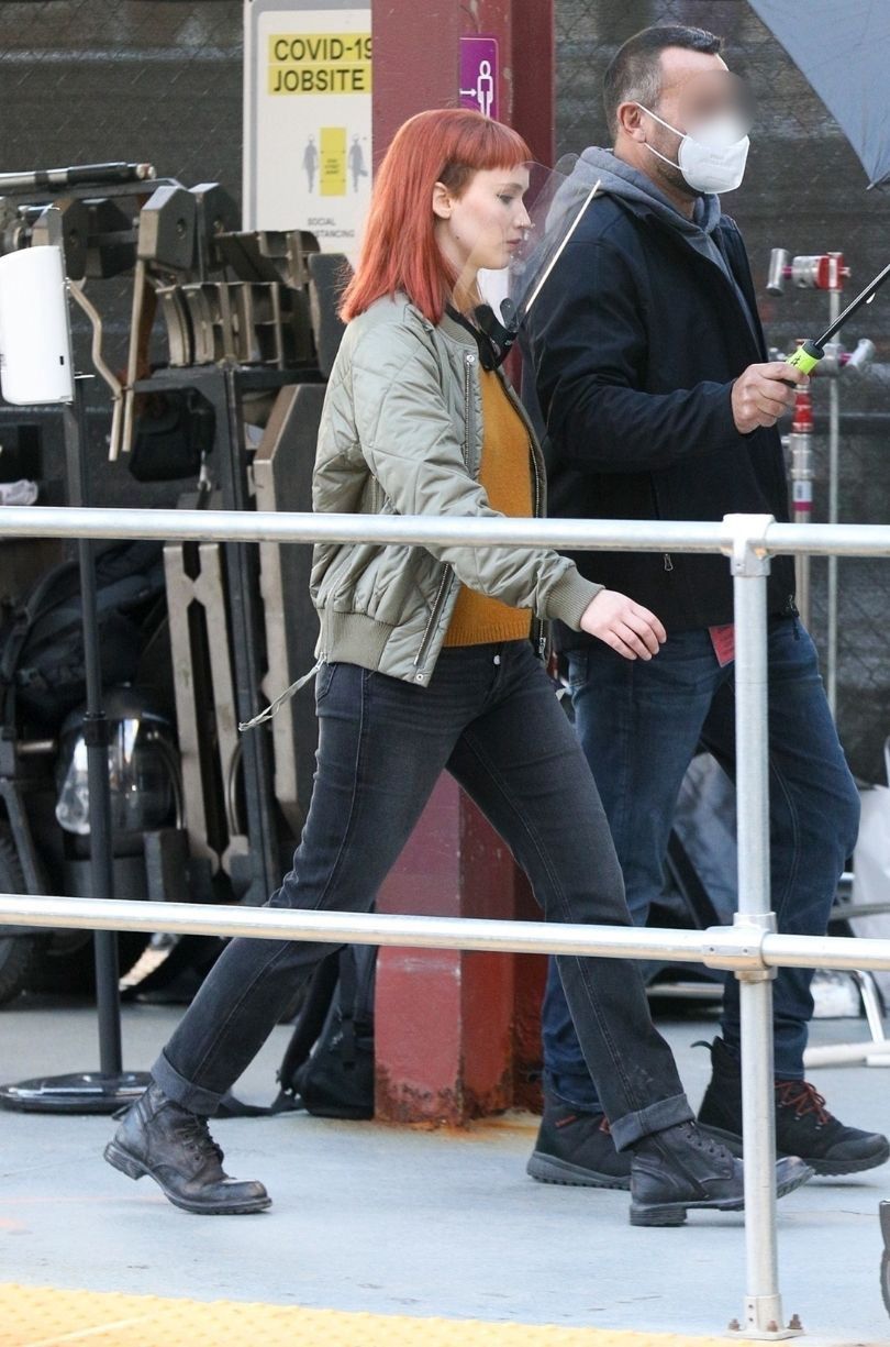 Leonardo DiCaprio i Jennifer Lawrence na planie nowego filmu Netfliksa