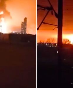 Niespokojna noc w Rosji. Seria eksplozji i potężne kule ognia