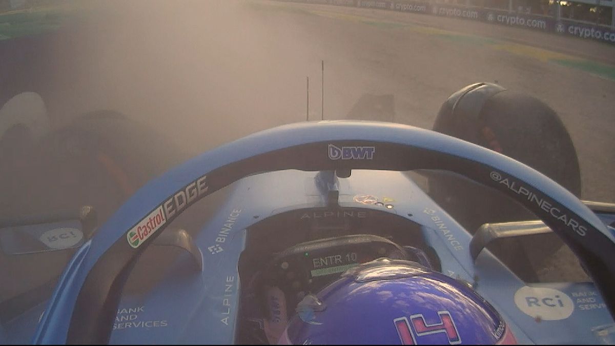 wypadek Fernando Alonso