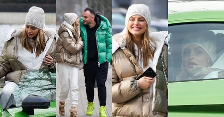 Uradowana Karolina Pisarek wozi ukochanego po mieście wymarzonym autem za MILION ZŁOTYCH (ZDJĘCIA)