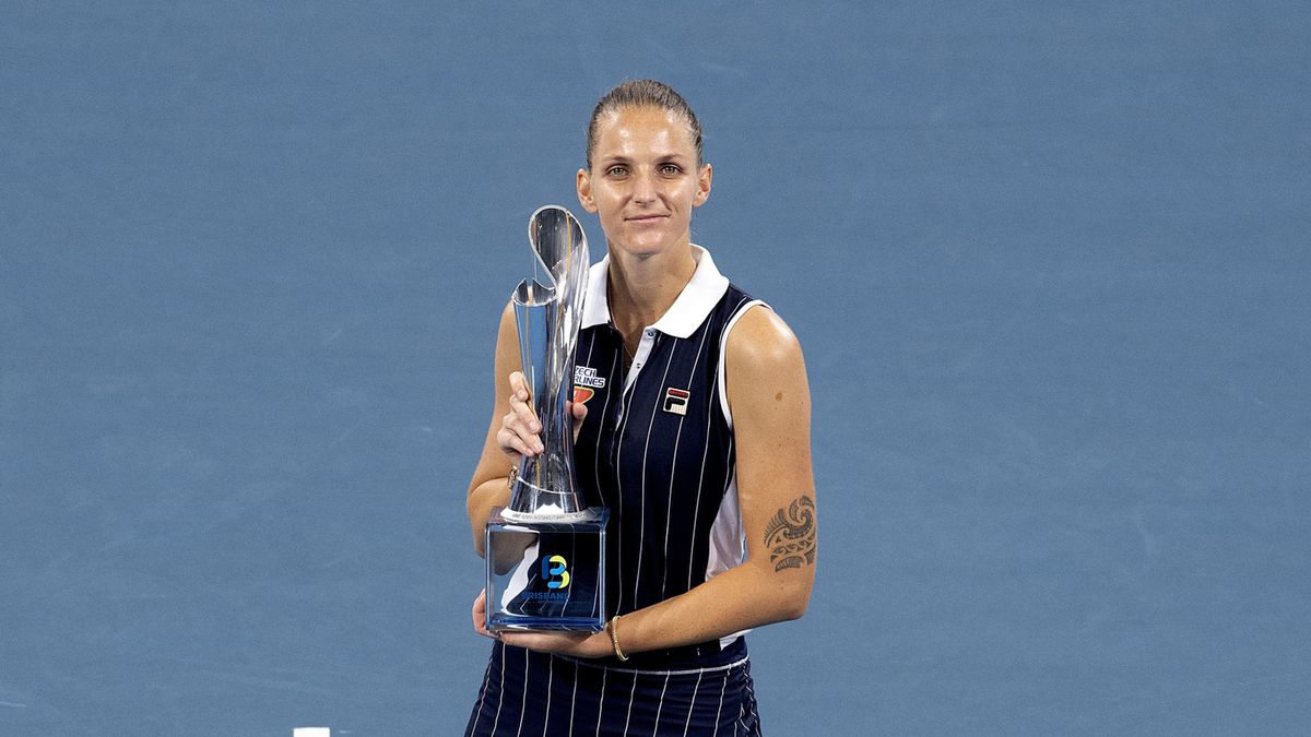 PAP/EPA / DAVE HUNT / Na zdjęciu: Karolina Pliskova, mistrzyni Brisbane International 2020