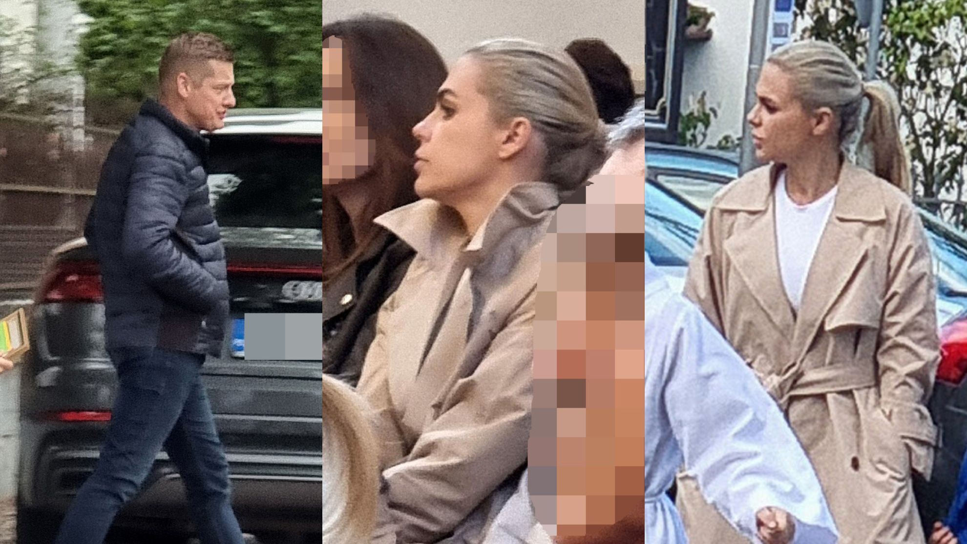 Mroczek i jego żona wspierają syna w białym tygodniu