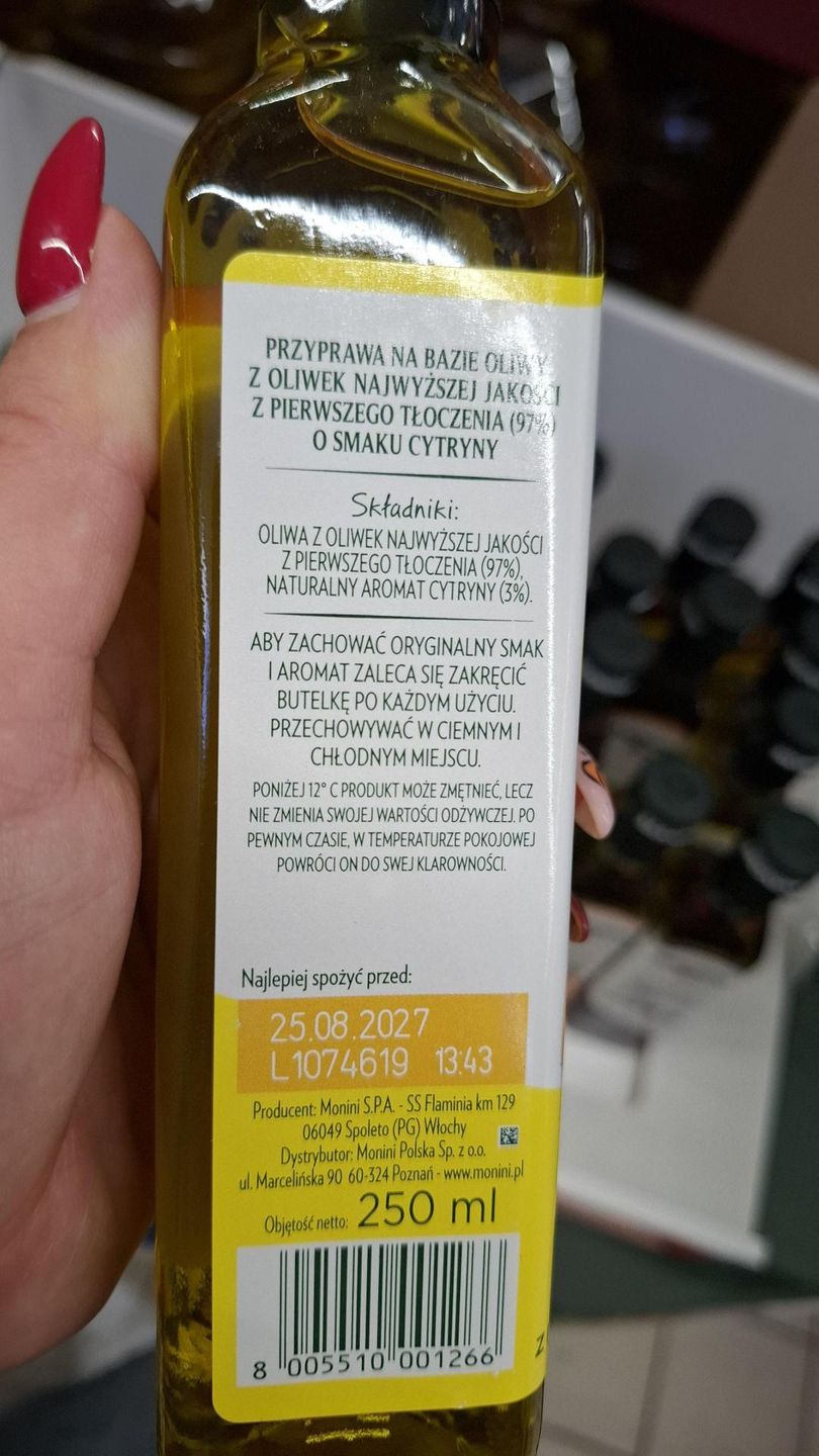 Aromatyzowana oliwa z oliwek