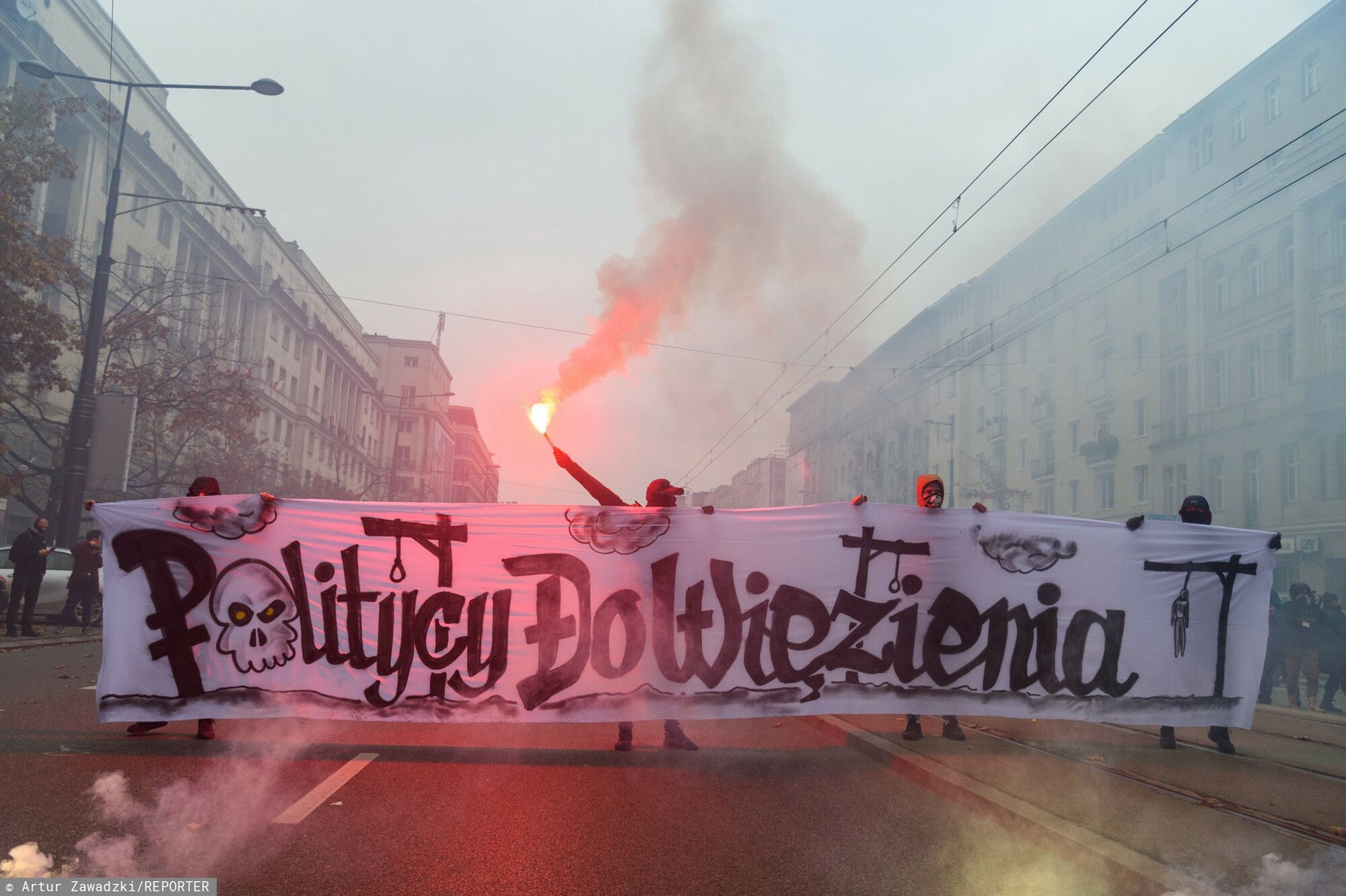 Marsz Niepodległości rok temu 