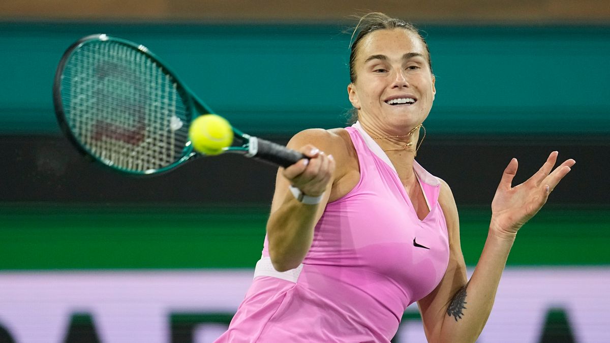 PAP/EPA / RAY ACEVEDO / Na zdjęciu: Aryna Sabalenka