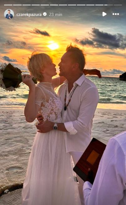 Pazurowie odnowili przysięgę małżeńską na Malediwach