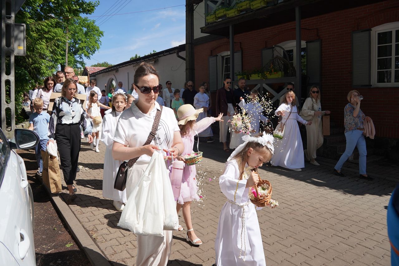 Boże Ciało, Procesja Parafia pw.  Św Rafała Kalinowskiego w Pile