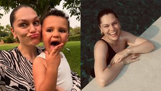 Jessie J pokazała, jak się pluska w kostiumie kąpielowym z 2-letnim synkiem. Niedawno przeszła zabieg mastektomii
