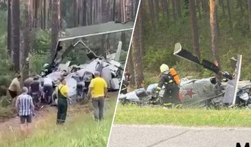 Na ziemię "runęło 12,5 mln dolarów". Katastrofa na Białorusi