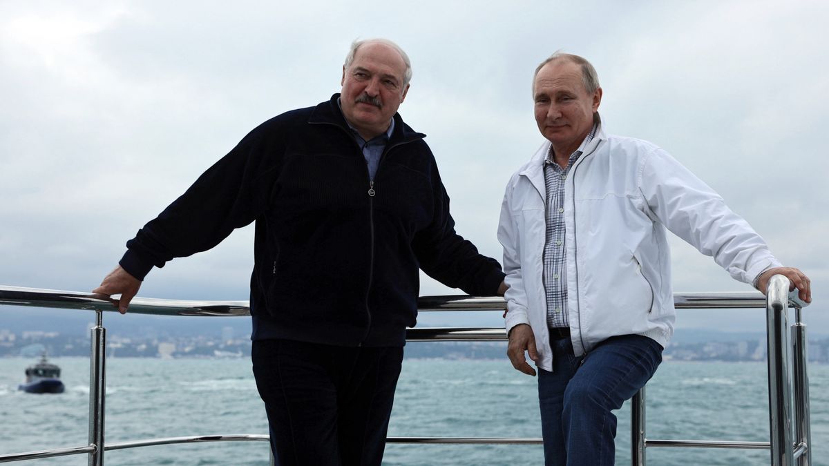 Soczi Putin i Łukaszanka