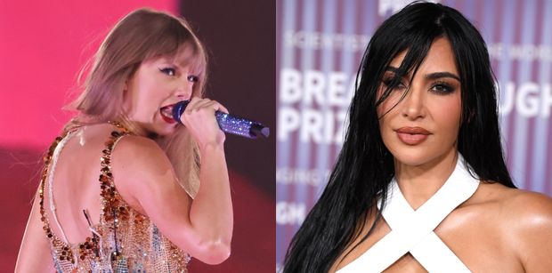 Taylor Swift w nowym albumie uderza w Kim Kardashian?! "Opalony natryskowo pomnik z brązu przedstawiający Ciebie"