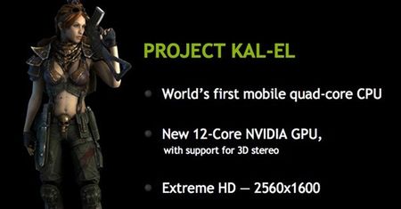 Tablet Asusa z Tegrą 3: 4 rdzenie CPU, 12 rdzeni GPU