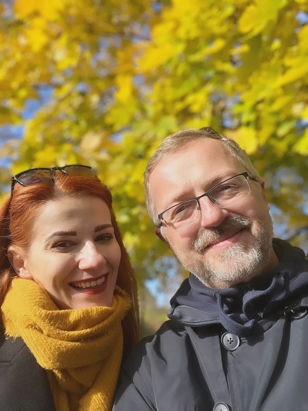 Przemysław Borkowski z żoną Gabrielą