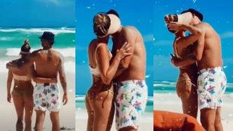 Skąpane w słońcu Majdany toną w NAMIĘTNYM POCAŁUNKU (FOTO)