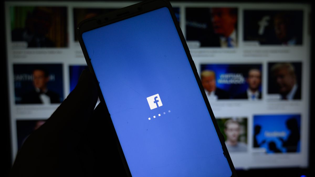 In this illustration photo, the logo of 'Facebook' is displayed on a smartphone in Tehatta, Nadia, West Bengal; India on June 4, 2020. Facebook recently worked to roll out new features designed to promote and support small businesses. They've created a #SupportSmallBusiness hashtag on the app, encouraging users to show their love for small businesses. Similarly, creators can use ''in support of'' tags to promote small businesses to their followers.  (Photo Illustrattion by Soumyabrata Roy/NurPhoto via Getty Images)