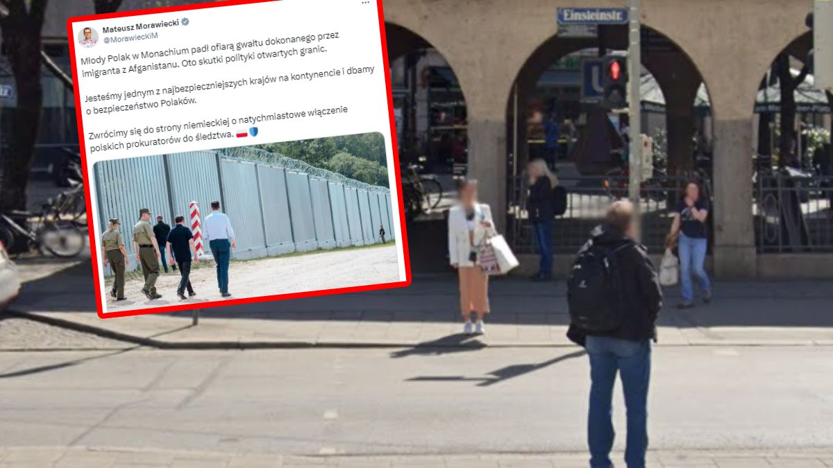 Po gwałcie na Polaku w Monachium Mateusz Morawiecki pisał, że polska strona zwróci się do niemieckiej o "natychmiastowe włączenie polskich prokuratorów do śledztwa"