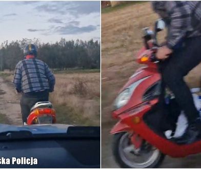 Wideo: Motorowerzysta "kaskader" uciekał przed policją. Miał kilka powodów