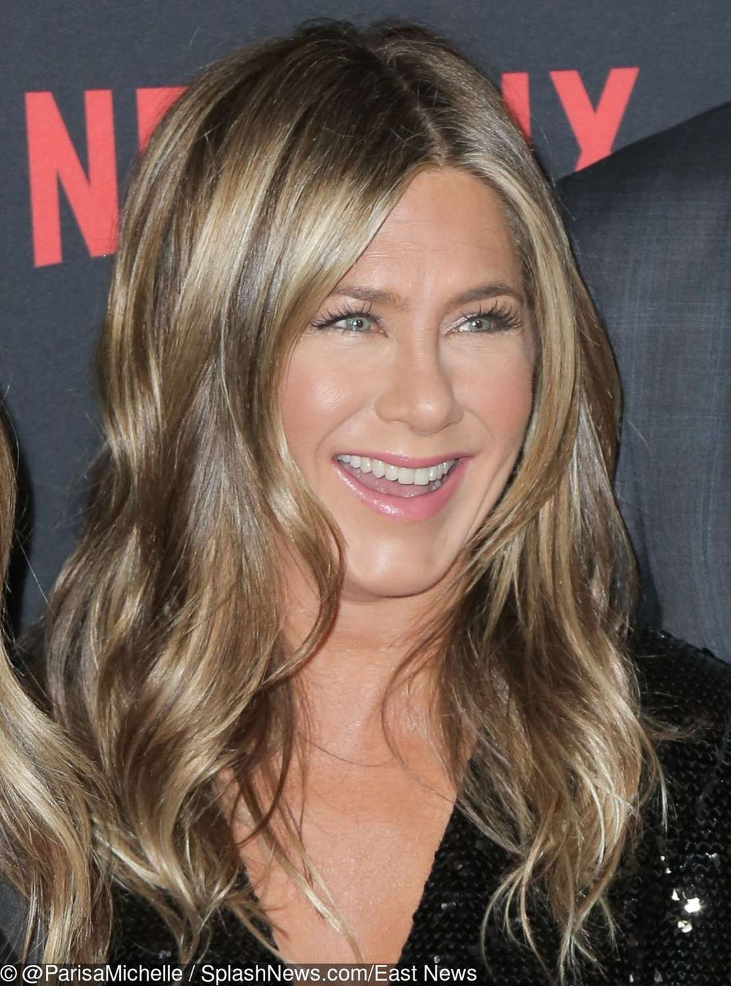 Twarz Jennifer Aniston z bliska
