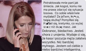 Edyta Pazura trafiła na nieuczciwą nianię? "WYŻEJ S*ASZ NIŻ DU*Ę MASZ! Myślałaś, że jestem ku*wa twoją służką?"