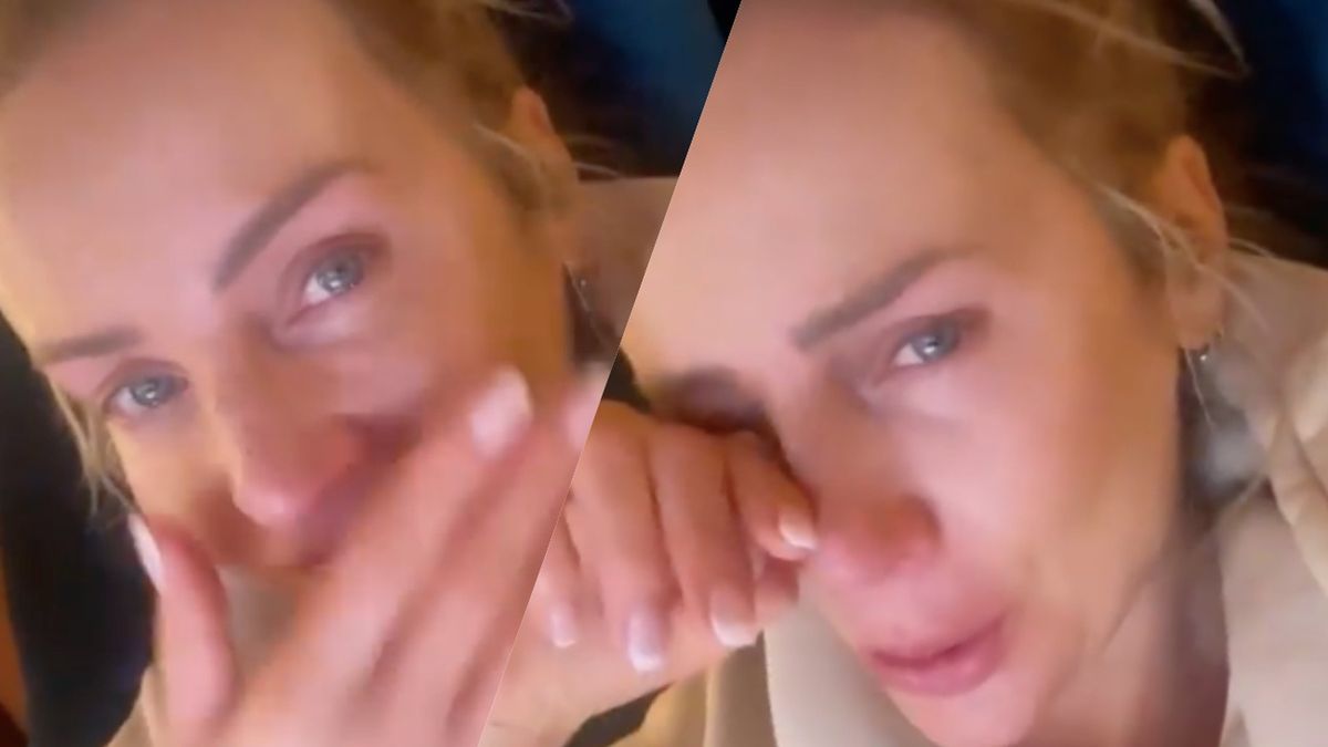 Agnieszka Woźniak-Starak zalała się łzami