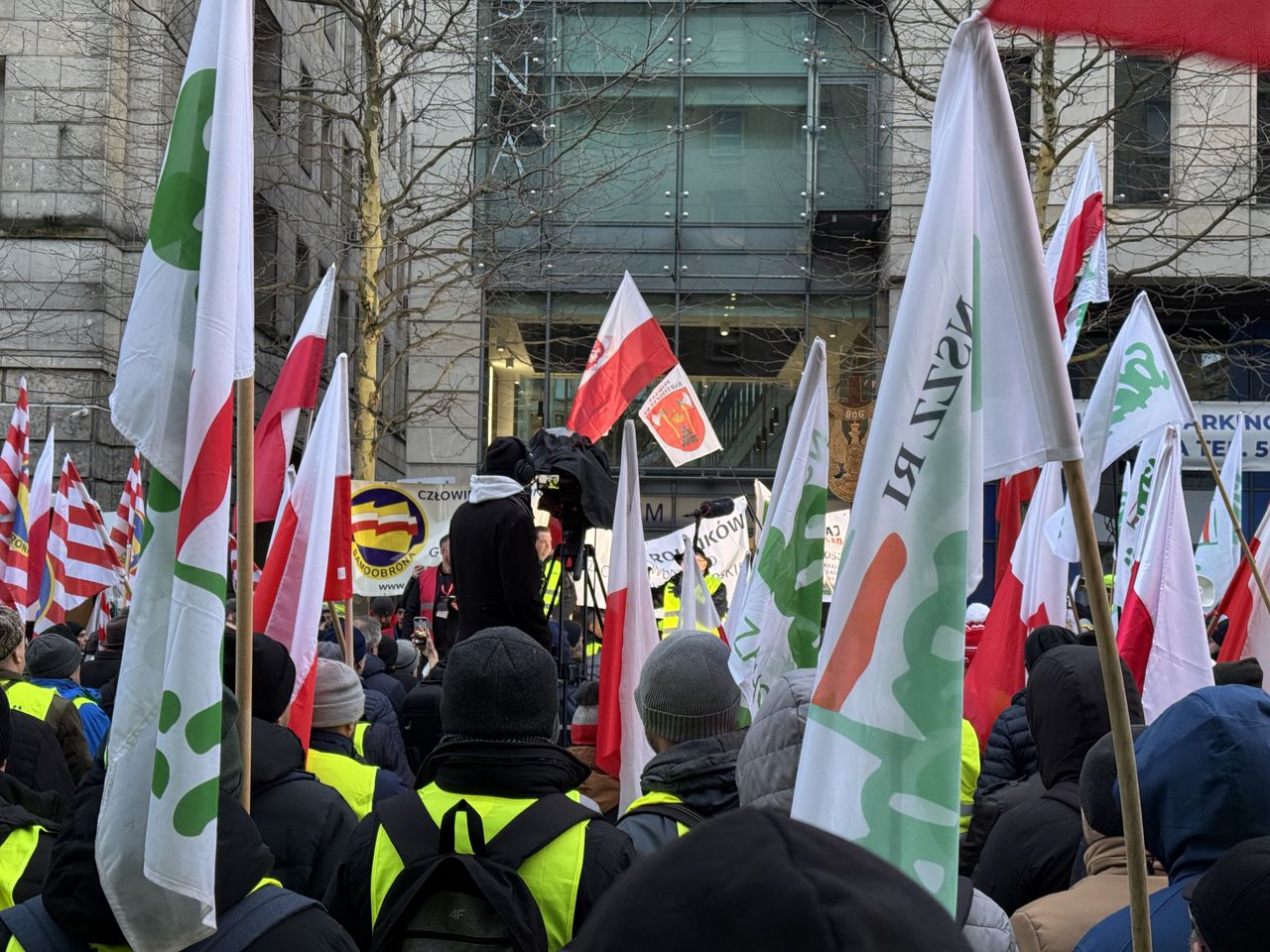 Protest rolników w Warszawie