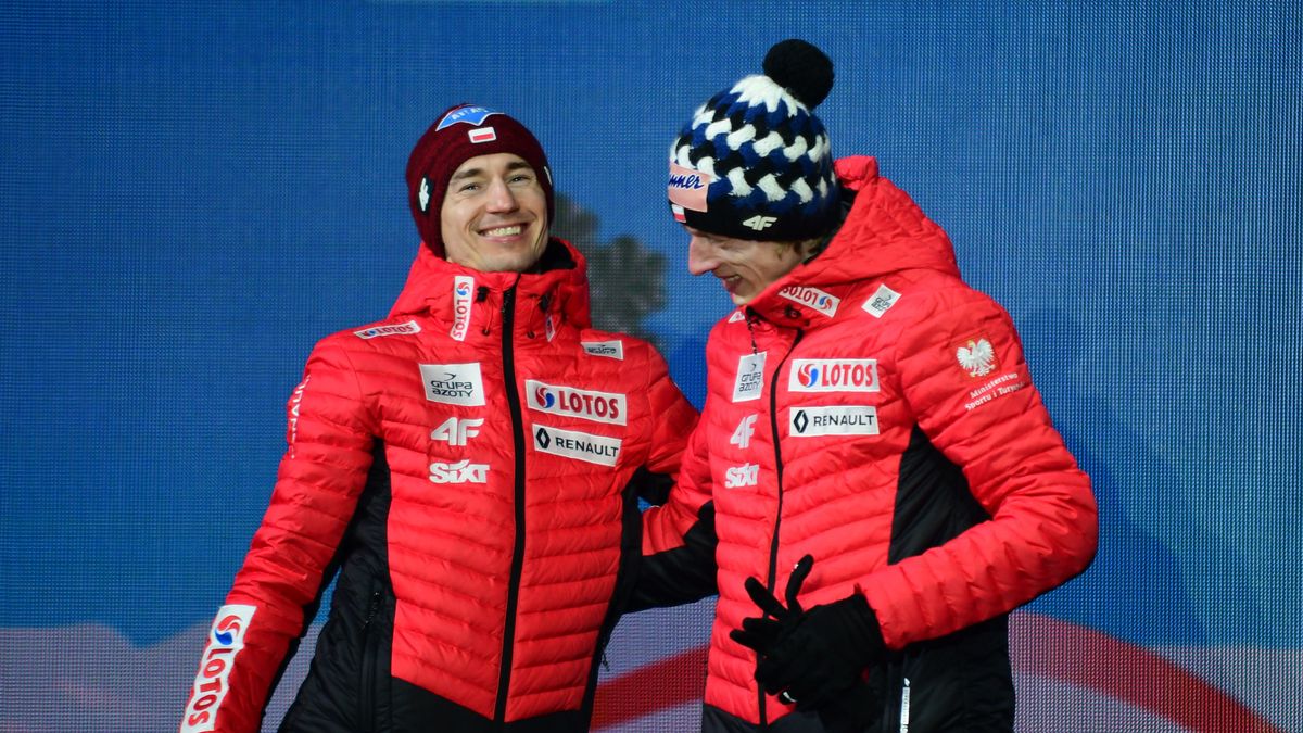 Newspix / Martyna Szydłowska / Na zdjęciu od lewej: Kamil Stoch i Dawid Kubacki