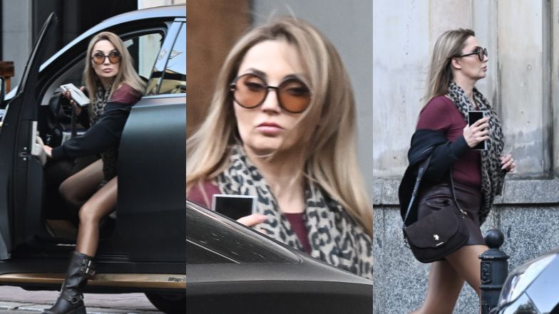 Naturalna Cleo "przyłapana" na mieście