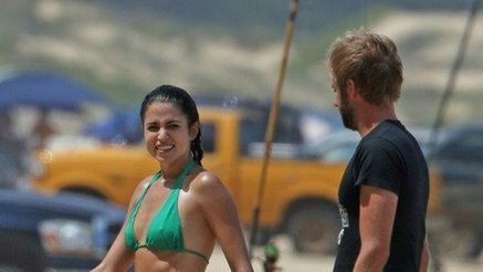 Gwiazda ''Przed świtem'' na plaży