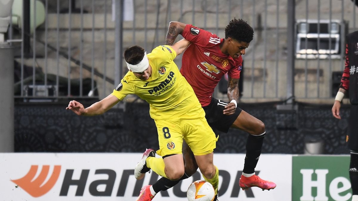 Juan Foyth (z lewej) i Marcus Rashford