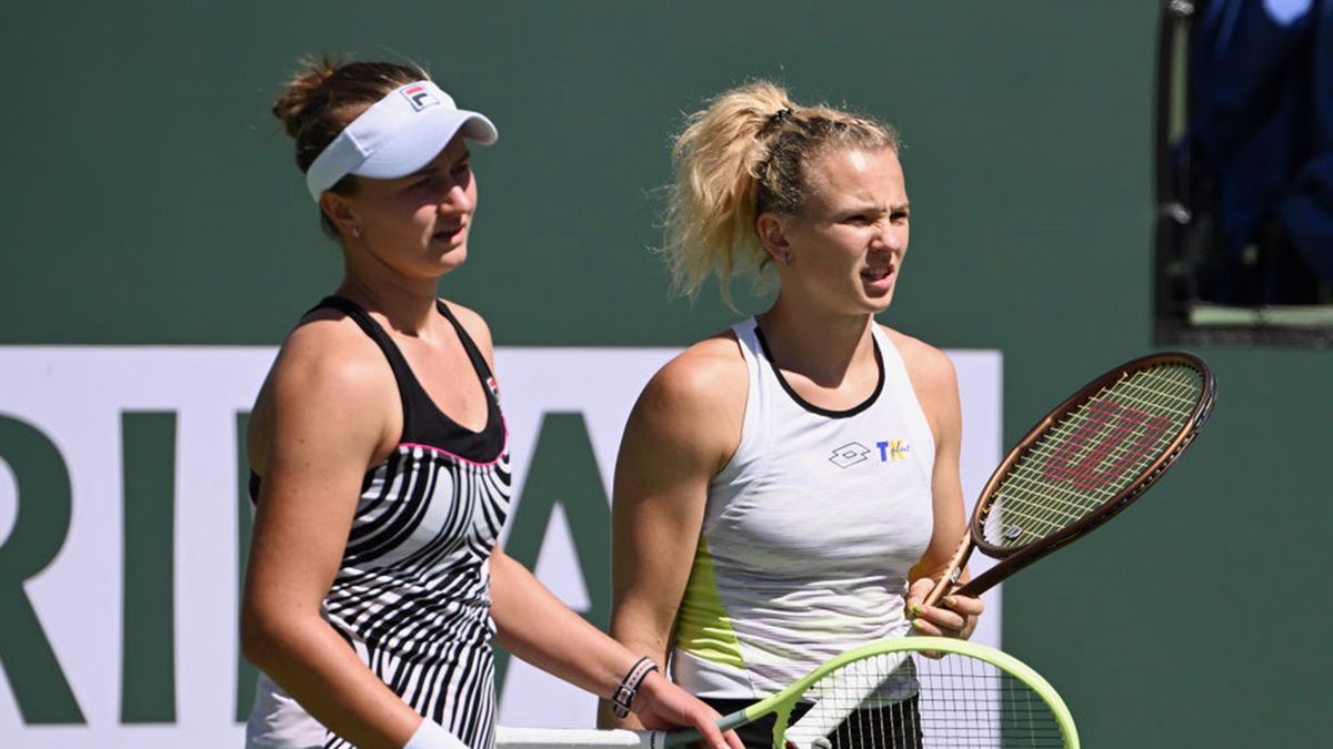 Getty Images / John Cordes/Icon Sportswire / Na zdjęciu: Barbora Krejcikova i Katerina Siniakova