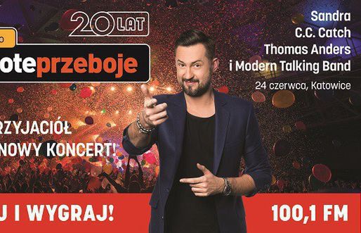 Złote Przeboje z konkursem „Drużyna Prokopa”, w którym można wygrać bilety na urodzinowy koncert rozgłośni