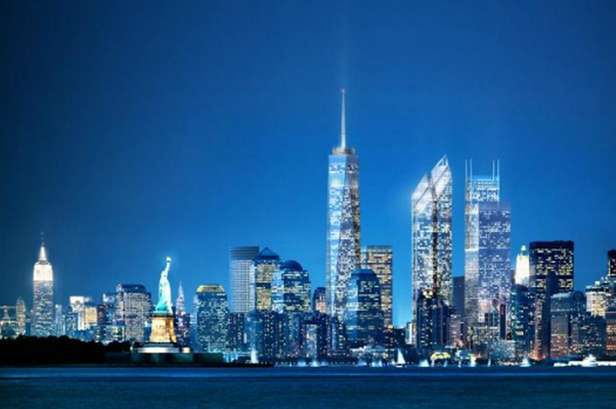Planowany wygląd panoramy Manhattanu w 2013 roku (Fot. PopSci.com)